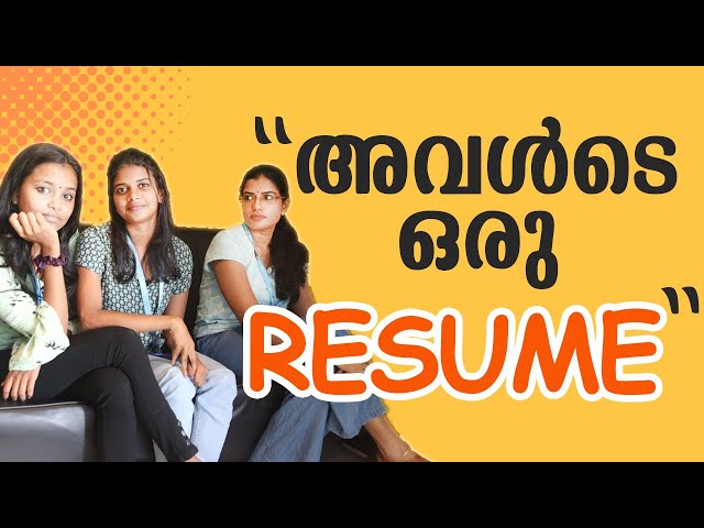 അവൾടെ ഒരു Resume 😁 By One Team Solutions !