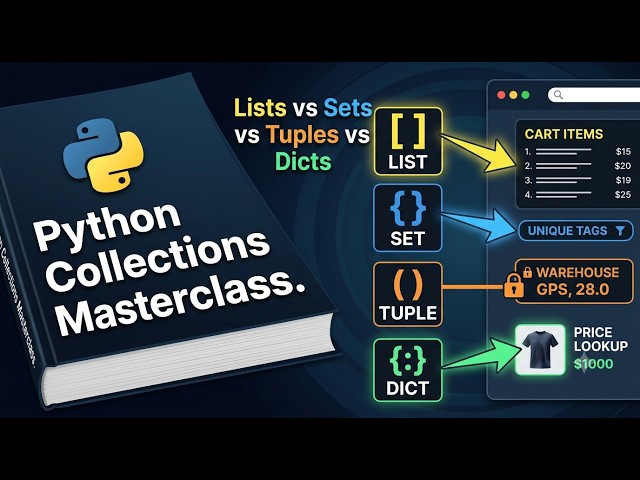 Lists vs Sets vs Tuples vs Dictionaries – Which One Do You Need? #python