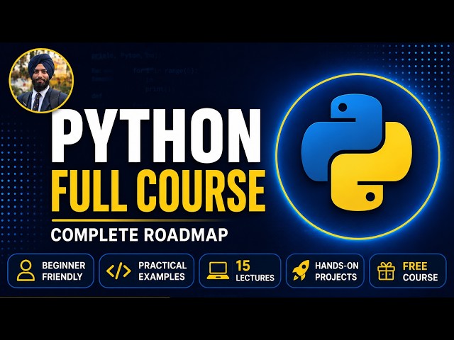 Python Full Course for Beginners 2026 | Complete Roadmap & Course Overview | Tutorials By AS