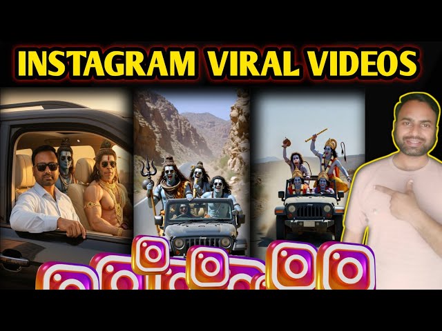 Is Trend Ne Instagram Hila Diya 😱 | Mythology Cinematic Reel Kaise Banaye | Gods in Modern World