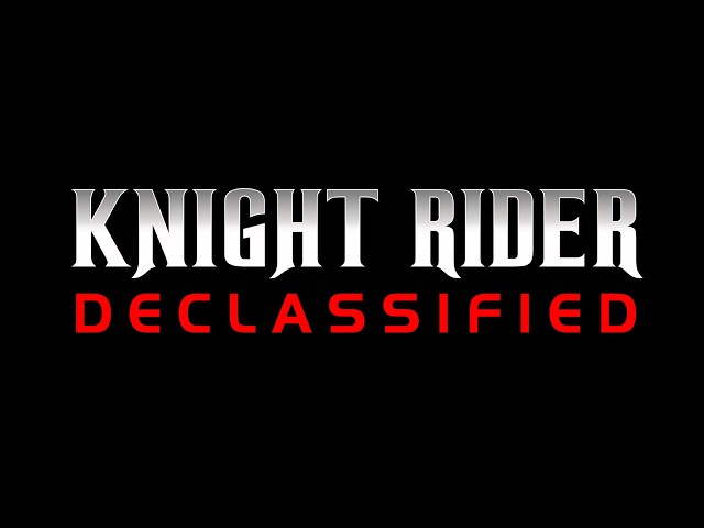 Knight Rider: Declassified | Official Trailer (4K)