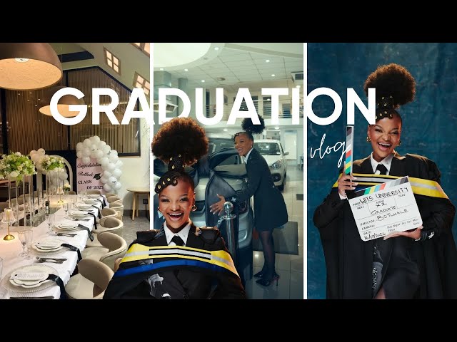 GRADUATION VLOG: x2 Graduate, My Mom Got Me A NEW CAR🥺, Graduation Ceremony & Dinner | Wits 
