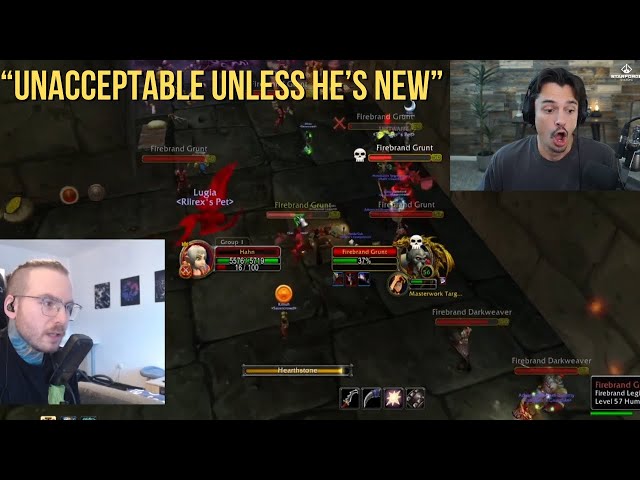 Two of The Biggest Hardcore WoW Fails in One Clip