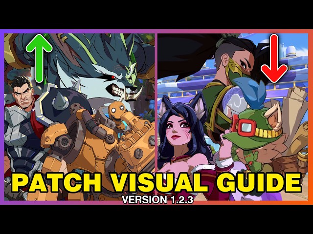 The Visual Guide to 2XKO June 9th Patch 1.2.3 (Before and After)