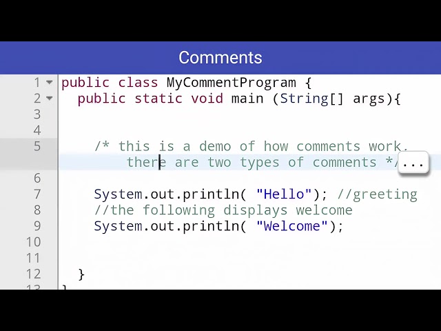 Mastering Java Code Comments: How to Use Comments for Clarity and Debugging in Programming!