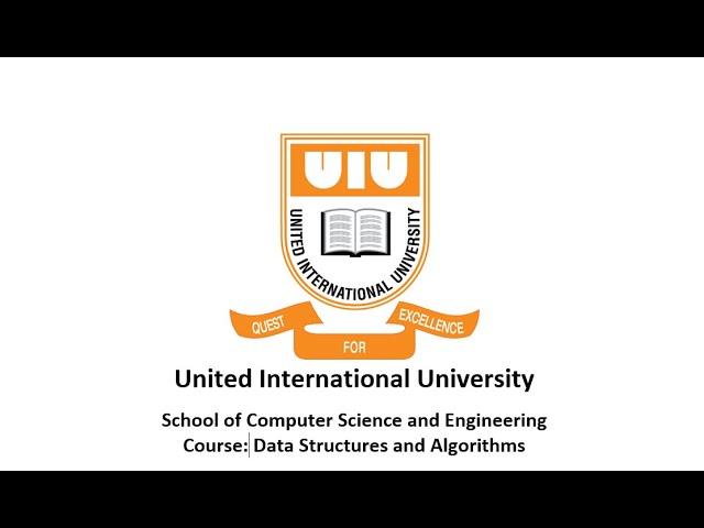 Lecture 8 - Data Structures and Algorithms - (MNH Dr. Mohammad Nurul Huda)