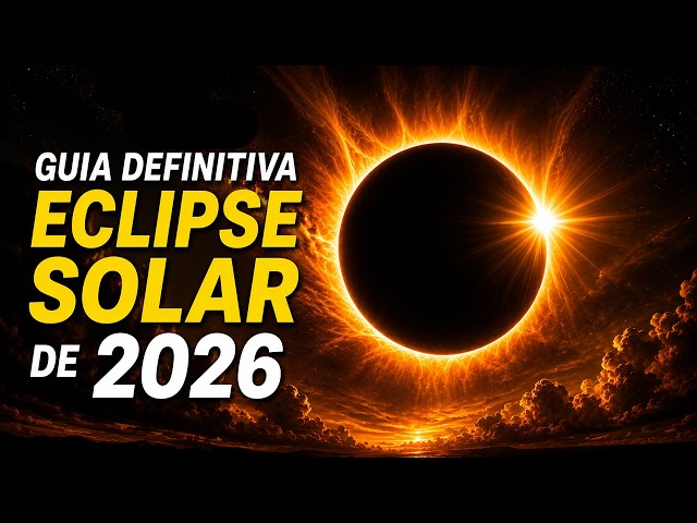 Guía definitiva del ECLIPSE SOLAR de 2026  ☀️