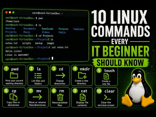 10 Linux Commands Every IT Beginner Should Know