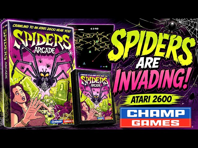 SPIDERS ARCADE Brings a FORGOTTEN Arcade Game to Atari 2600