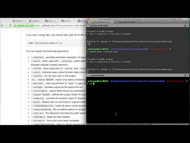 intro to jasmine unit testing via the command line