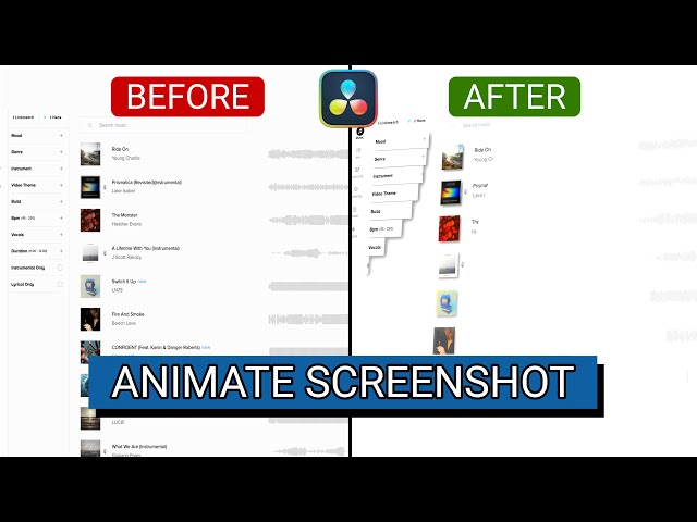 Turn a Boring Webpage Screenshot into a Stunning Animation – DaVinci Resolve Tutorial