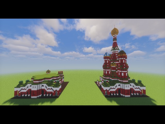 How To Build St. Basil's Cathedral In Minecraft Part 1!