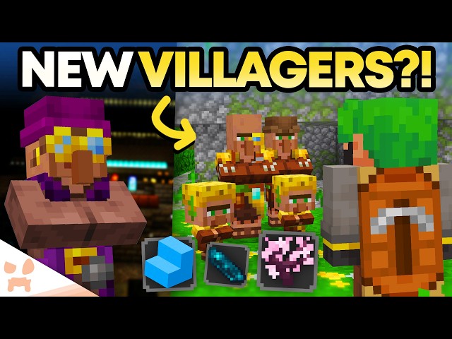 MINECRAFT IS FINALLY SETTING UP NEW VILLAGERS + JOBSITE BLOCKS… NEW DIMENSION CHANGES REVEALED!