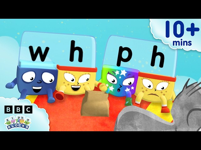 Letter Blends WH PH | Lesson Twenty Four - Phonics Made Easy | Alphablocks