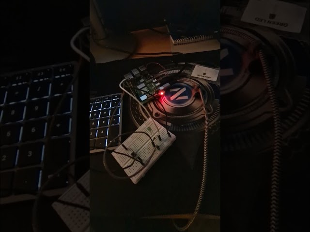 Pi programming, LED on/blink week 4 assignment