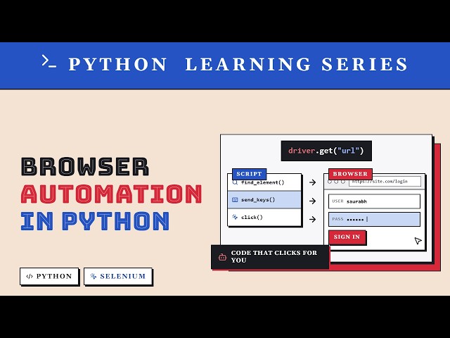 Financial Analysis using Browser Automation - Python Learning Series