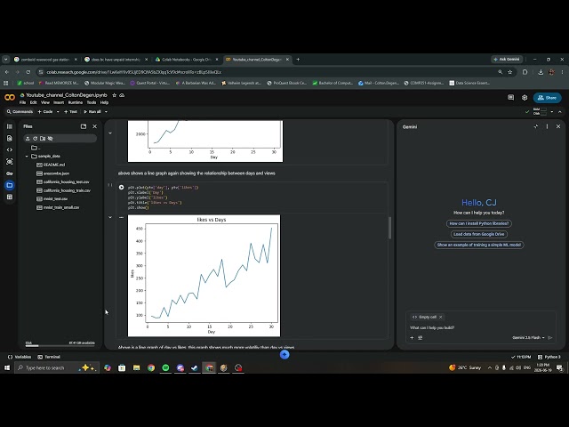 Colton, YouTube Channel Trend Analysis and View Forecasting (Data Essentials Course)