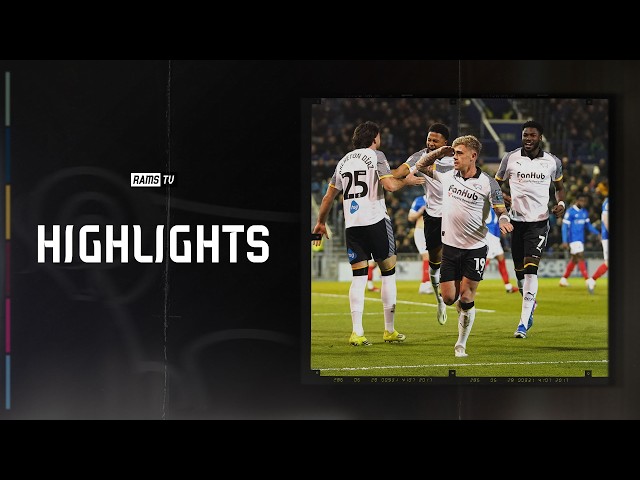 HIGHLIGHTS | Portsmouth vs Derby County