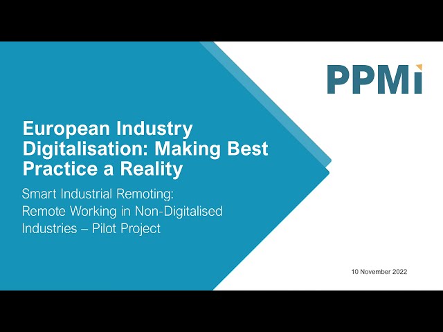 SME Digitalisation: How to Make Best Practice a Reality | Workshop