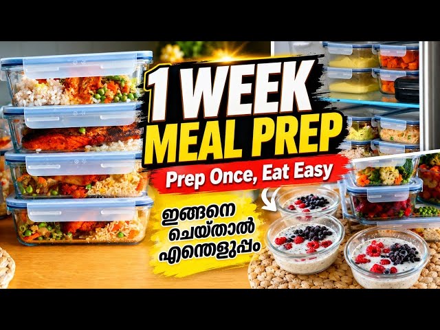 1 Week Meal Prep | Easy 1 Week Meal Prep for Busy Days | Healthy 1 Week Meal Prep Ideas