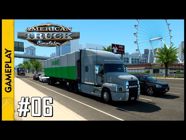 AMERICAN TRUCK SIMULATOR (Bakersfield x Las Vegas)(Gameplay) #06