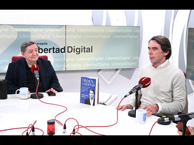 Federico Jiménez Losantos entrevista a José María Aznar en esRadio