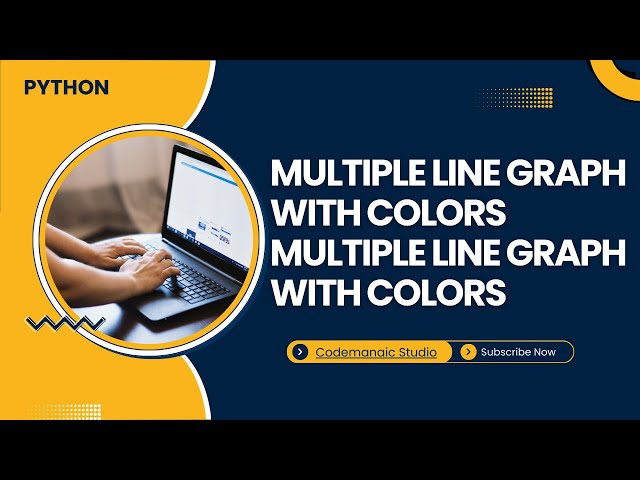 Multiple Line Graph in Python with Different Colors | Matplotlib | CBSE IP / CS #coding #python
