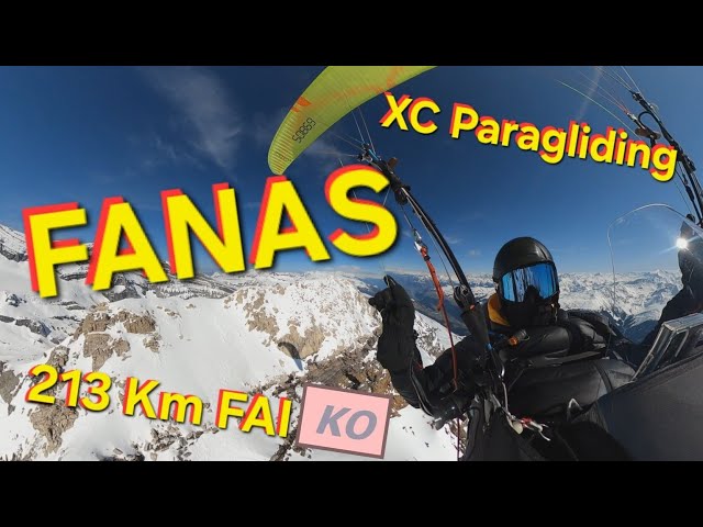 XC Paragliding, Fanas, 213Km FAI