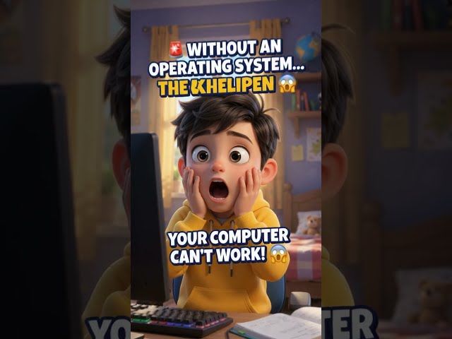 Without an OS, Your Computer Won't Work! 😱 Learn Computer Basics | Alfabrains #computereducation