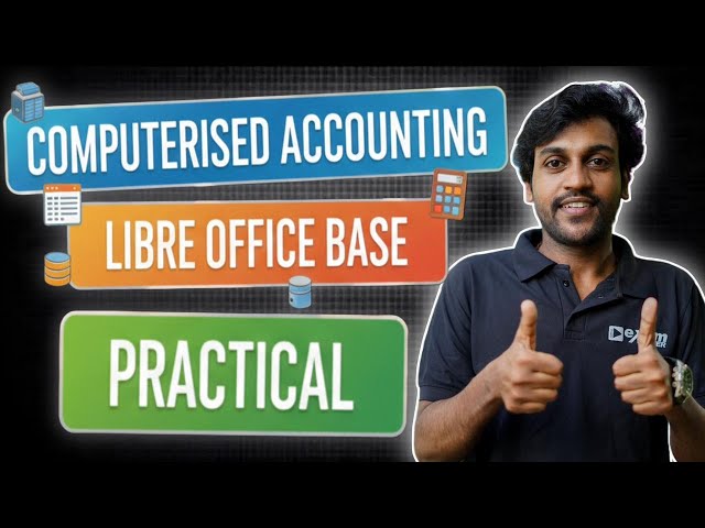 Computerised Accounting | Libre Office Base | Practical Questions | Exam Winner