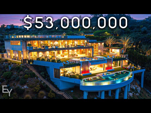 Inside Beverly Hills’ Newest Billionaire Mega Mansion With Two Infinity Pools