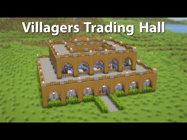 ✨ Minecraft Villager Trading Hall Tutorial | Java & Bedrock 1.21+/26.2+