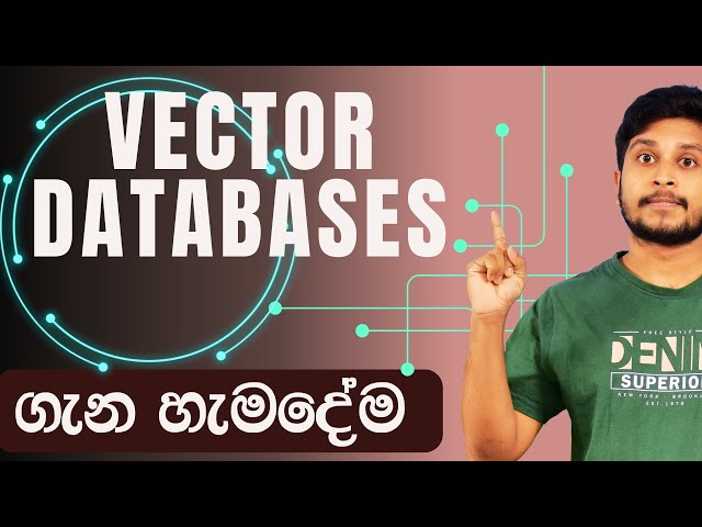 Vector Databases ගැන හැමදේම | Generative AI | Sinhala