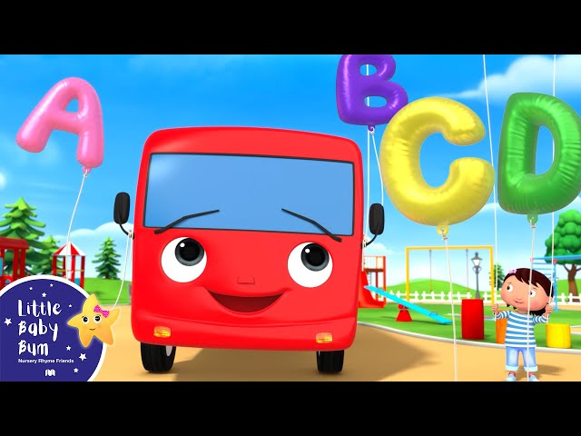 ABC Bus Go Round and Round Song | Little Baby Bum - Nursery Rhymes for Kids | Baby Song 123