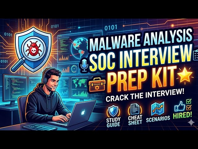 Malware Analysis Interview Preparation | SOC Analyst Interview QnA | Malware Analysis Fundamental