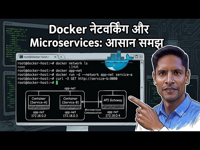 Learn Docker Networking for Microservices in Hindi
