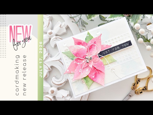 SO EASY!! Die Cut Dipping with the Altenew Lush Botanicals Poinsettia
