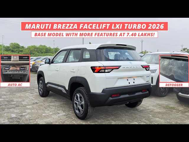 New Maruti Brezza Facelift LXI Turbo 2026 | Brezza Facelift 2026 Base Model | Brezza LXI Turbo