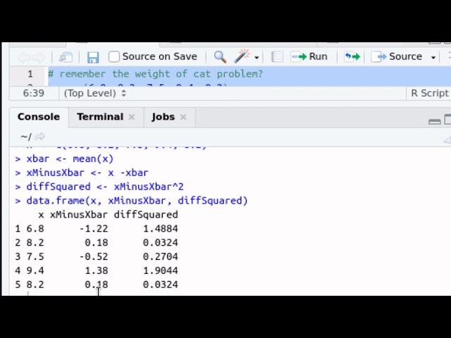 HowTo calculate standard deviation in R