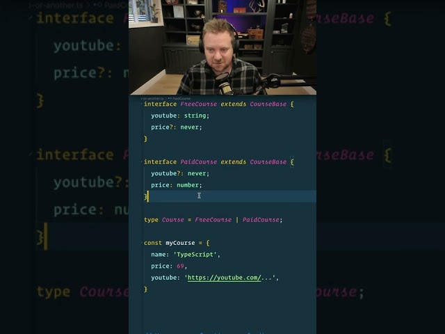 🔥 TypeScript one or the other with `never`