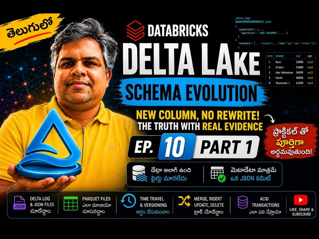 Databricks Schema Evolution Explained | Add Column Without Rewriting Data? 😲 | Ep 10