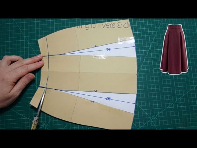 ​HOW TO: Make a Perfect Skirt Pattern Easily | Pattern Making & Drafting for Beginners 📐👗