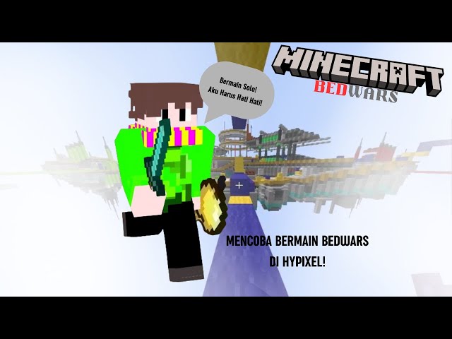 BERMAIN BEDWARS TETAPI SENDIRIAN! - MINECRAFT MULTIPLAYERS