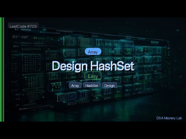 LeetCode 705: Design HashSet — The Array Scan Trick (C#)