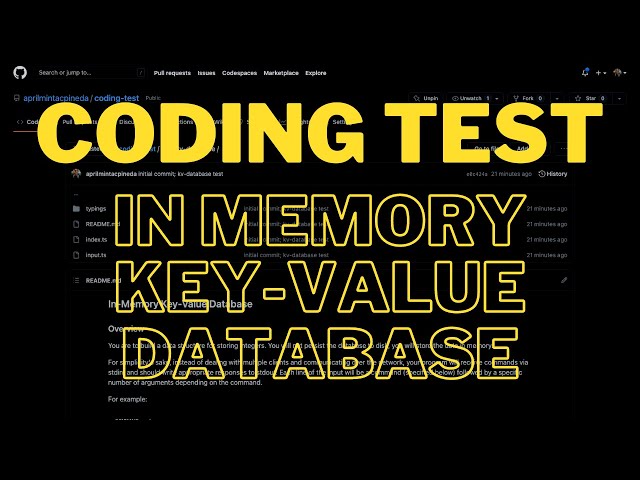 Coding test: Key-Value Database