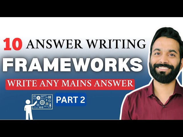 🔥 10 *Awesome* Frameworks to Write Any UPSC Mains Answer (Even If You’re TOTALLY BLANK! 😵✍️)
