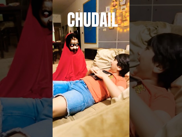 Chudail se kaise jan bachao | Dangerous Bhoot | Chudail #shorts #funny #bhoot