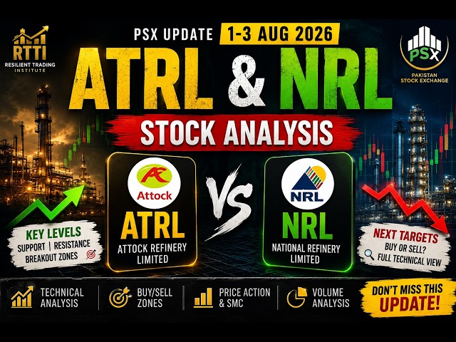 ATRL & NRL Stock Analysis | PSX Technical Analysis | 1–3 August 2026 | Next Target & Support Levels