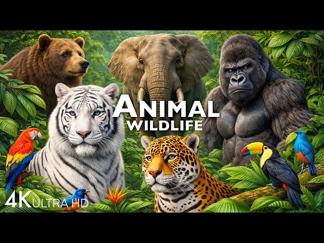 ANIMAL WILDLIFE DISCOVERY | 60FPS 4K ULTRA HD #4K #ANIMALS