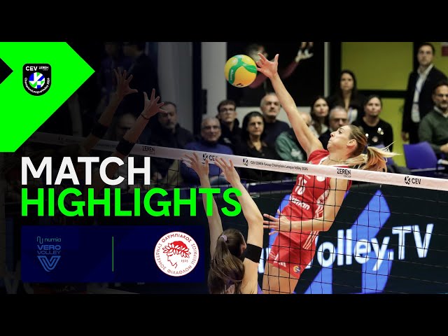 Highlights | Numia Vero Volley MILANO vs. Olympiacos PIRAEUS | CEV ZEREN Group CL Volley 2026